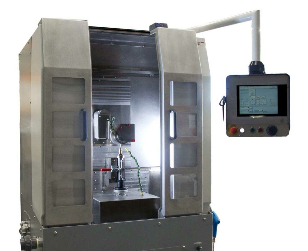 Wechselspindel Zentriermaschine-CG-211H- Schleifmaschine Zentrieren - dama technologies ag